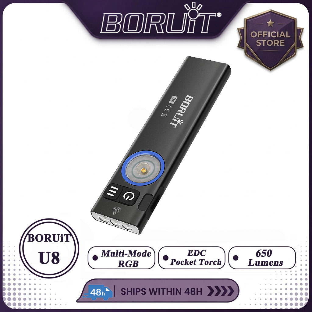 Cycling To Work - BORUiT U8 650LM EDC Torcia LED